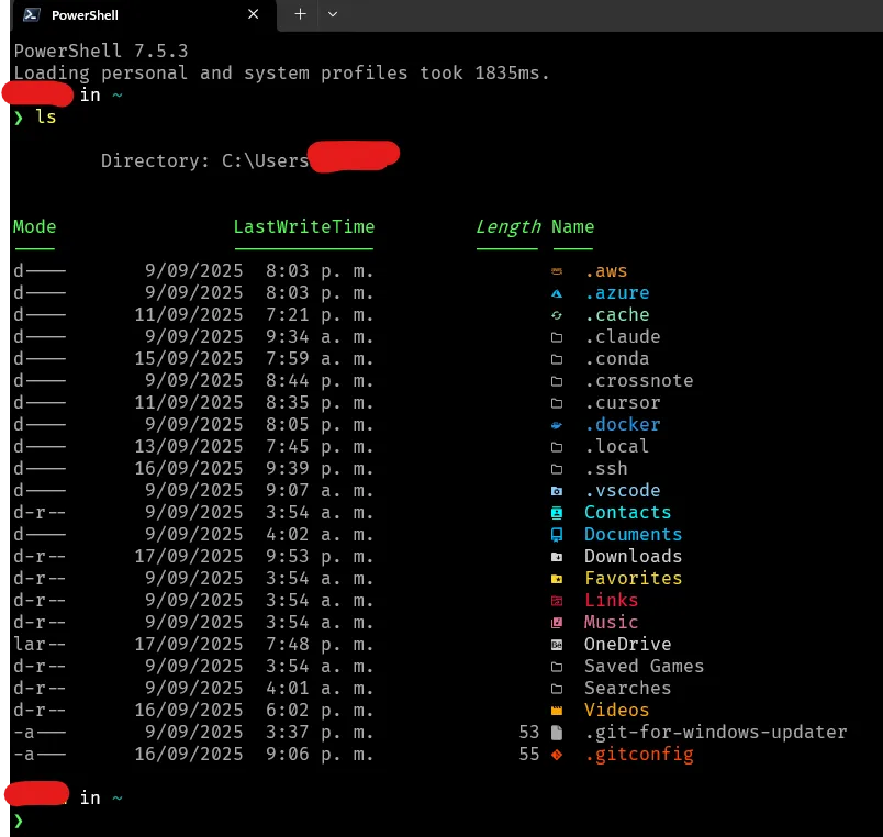 Final Oh My Posh result